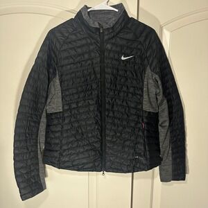 Nike Golf Aeroloft Womens Large Running Jacket Warm Puffer Down Lightweight